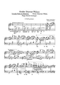 Grande valse de bravoure - Franz Liszt